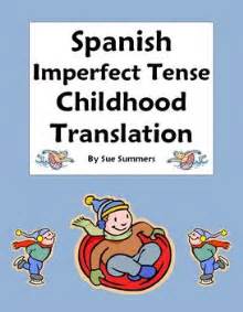 Tú nadabas los miércoles. . Spanish imperfect tense childhood essay